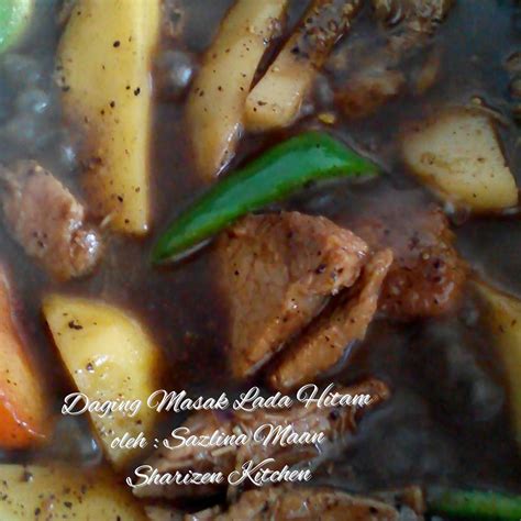 Tahu dan bakso ikan masak lada hitam. Sharizen Kitchen: DAGING MASAK LADA HITAM