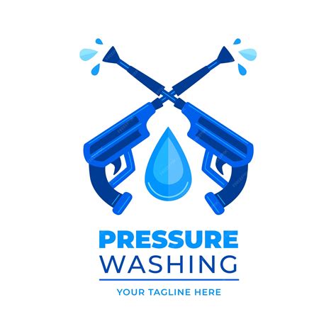 Free Vector Pressure Washing Logo Template