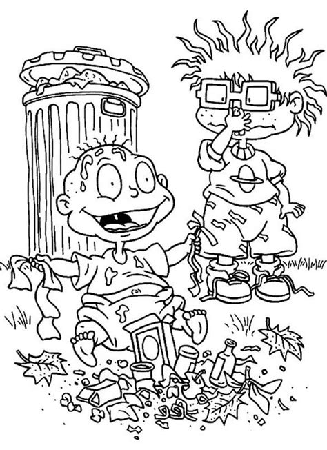 Chuckie Find Tommy Is So Smeely Because Playing Garbage In Rugrats