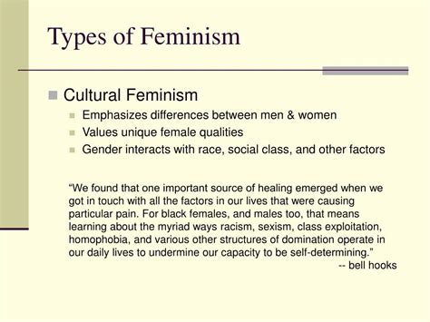 Feminism And The Different Types Of Feminism