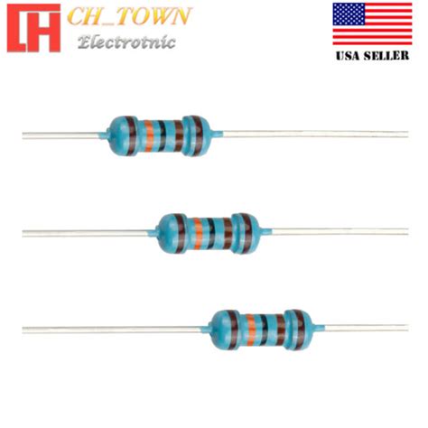 100pcs 13k Ohm Resistor Metal Film Resistors 1 Tolerance Ebay