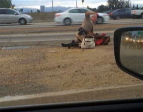 Video Shows Cop Punching Woman On La Freeway Las Vegas Sun Newspaper
