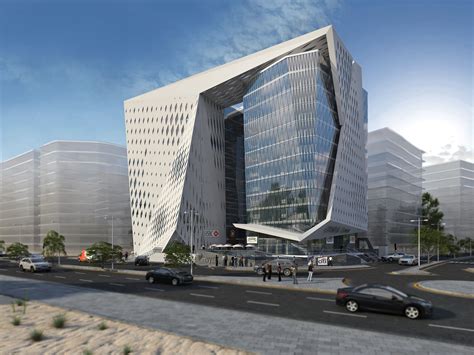 11 Stories Office Building Which Consist Of Clinics And Banks And
