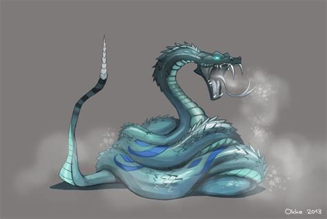 Artstation Ice Animal Concepts Oksana Kharlampiyeva Snake Monster