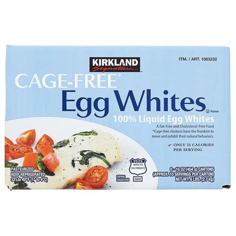 Kirkland Signature Cage Free Egg Whites 616 Oz 16 Oz Instacart
