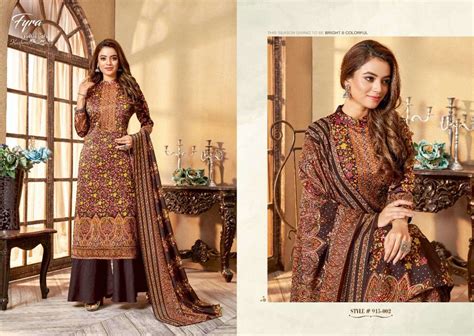 Kashmiri Beauty By Fyra 915 001 To 915 010 Series Designer Cotton Dresses