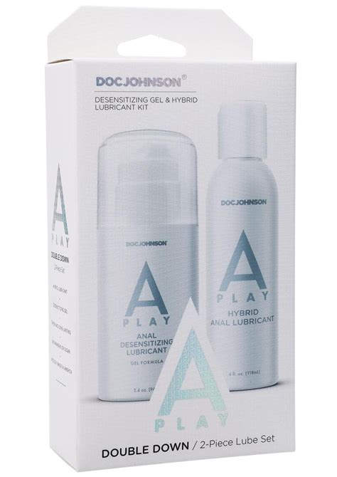 a play double down hybrid and desensitizing anal lubricant set 2 piece shop velvet box online