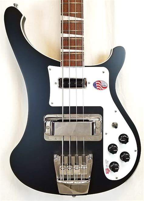 Rickenbacker 4003 Mbl Matte Black Electric Bass Guitar 2023 Reverb