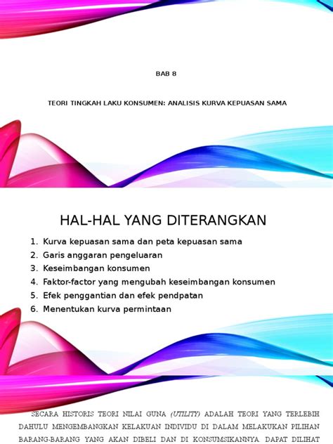 Download jurnal tingkah laku download document. teori tingkah laku konsumen : analisis kurva kepuasan sama