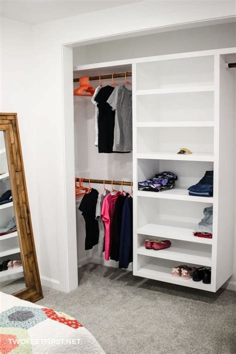 Save money, time, and stress with these quick and easy diy closet organizer ideas. How to build a DIY floating closet organizer