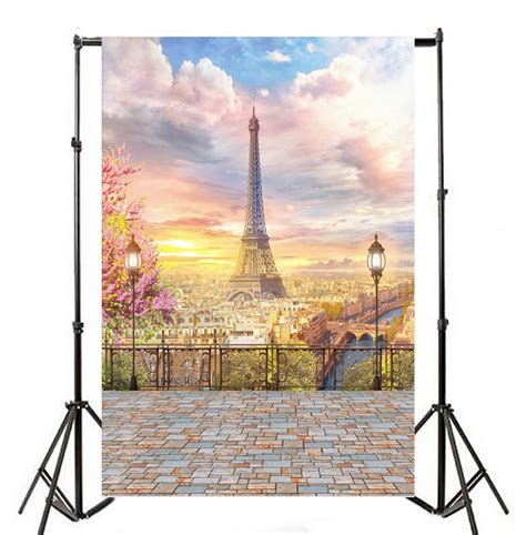 Buy Yeele 5x7ft Paris Panorama Photography Backdrop Romantic Paris