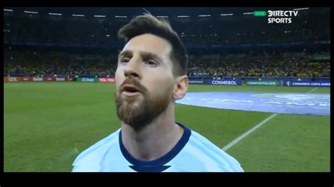 Lionel Messi Volvió A Cantar El Himno De Argentina En La Semifinal De