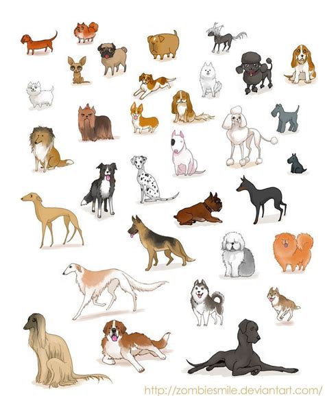 A Ton Of Dogs By Zombiesmile On Deviantart Sweet Dogs Cute Dogs