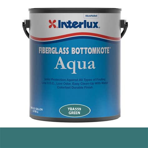 Interlux Fiberglass Bottomkote Aqua Antifouling Bottom Paint Gallon