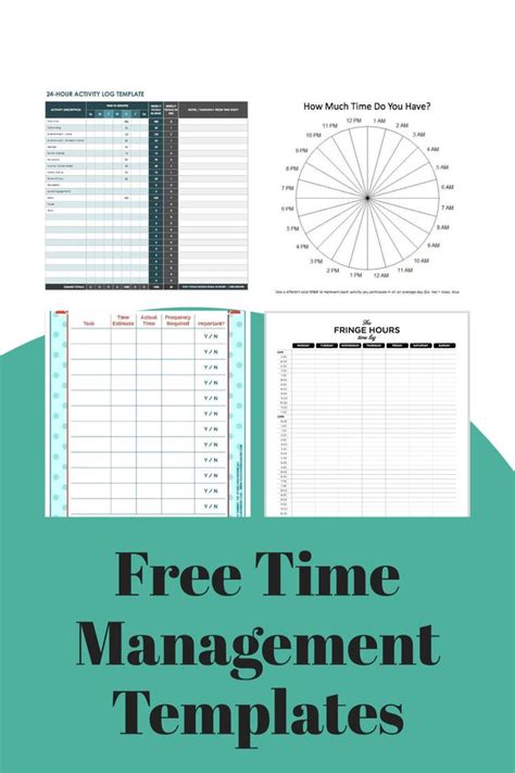 Time Management Worksheets For Adults