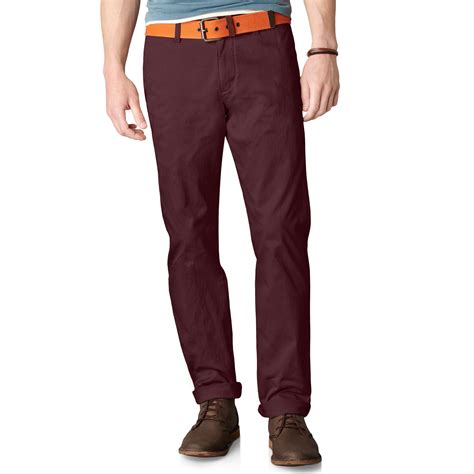 Dockers Slim Fit Alpha Khaki Pants In Purple For Men Lyst