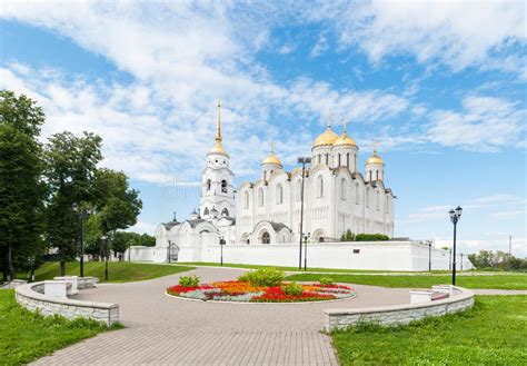 Dormition Kathedrale In Vladimir Russland Redaktionelles Stockbild