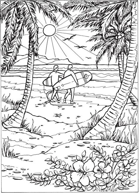 Pin By Jeffery Giles On Colouring Pages Beach Coloring Pages Summer