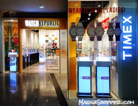 Manila Shopper Watch Republic Opens At Sm City Manila