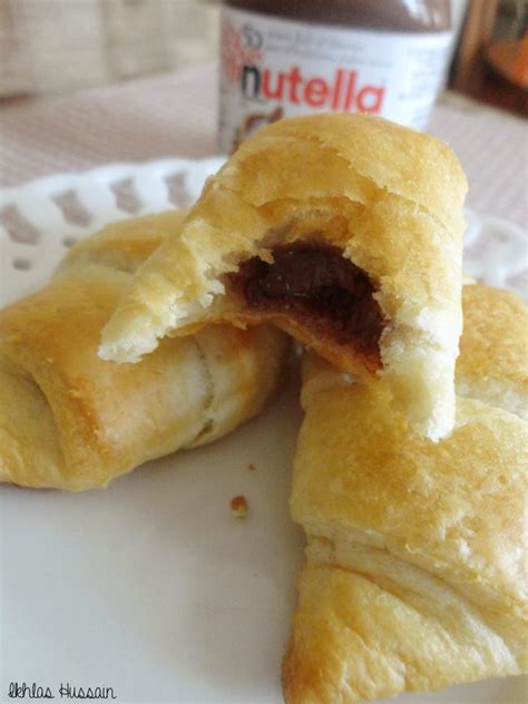 Recipe Easy Nutella Croissants The Whimsical Whims Of Ikhlas Hussain