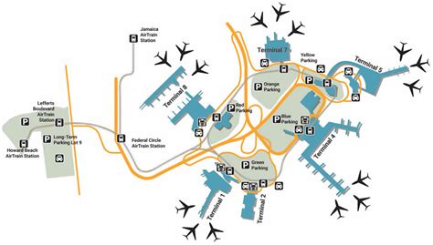 Map Of Terminal 4 At Jfk World Map