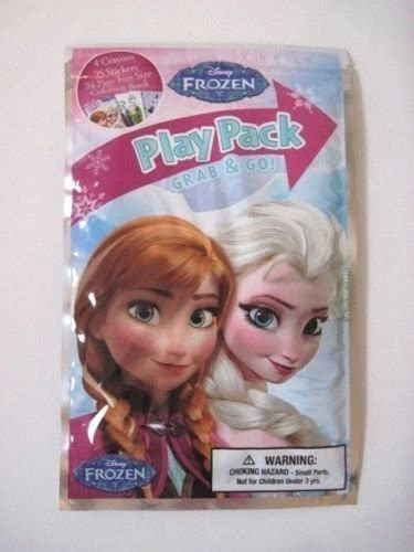 Buy Disney Frozen Elsa Anna Play Pack Grab Go Stickers Activity Color Book Crayons