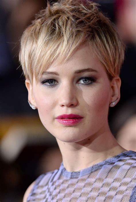Jennifer Lawrence Lovin Her New Pixie Cut Hair And Beauty