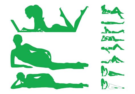 Lying Women Silhouettes Download Free Vector Art Stock Graphics Images