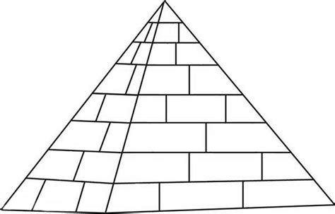 How To Draw A Pyramid Coloring Page Coloring Sky Egyptian Pyramids