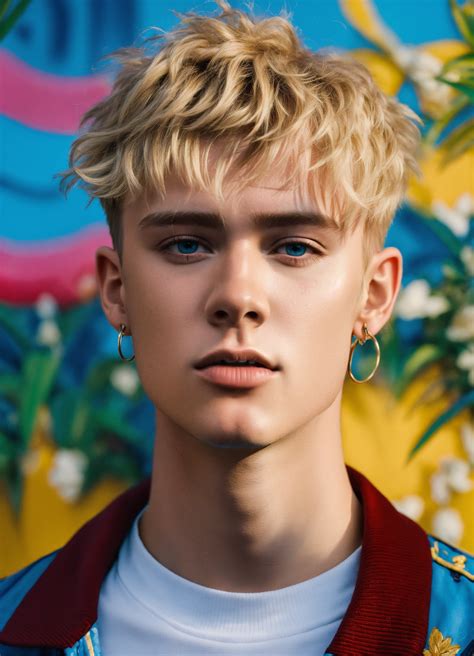 Lexica Photo Realistic Portrait Of HRVY From A Music Video For His Song Good Vibes Bright