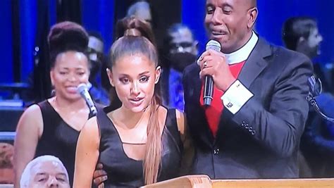 Ariana Grande Touched Inappropriately At Aretha Franklin Funeral