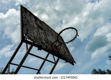 Old Basketball Hoop Sky Stock Photo 1517495042 Shutterstock
