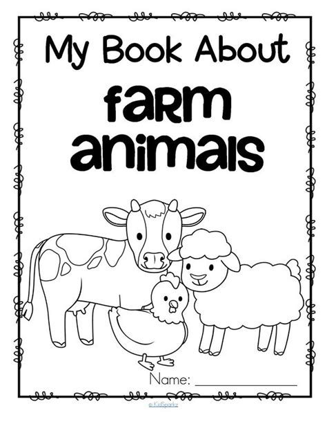 Set Of 11 Activity Printables About Farm Animals For Preschool Farm