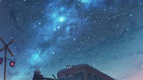 Night sky wallpapers top free night sky backgrounds wallpaperaccess. 1920x1080 Anime Night Sky Wallpapers - Wallpaper Cave