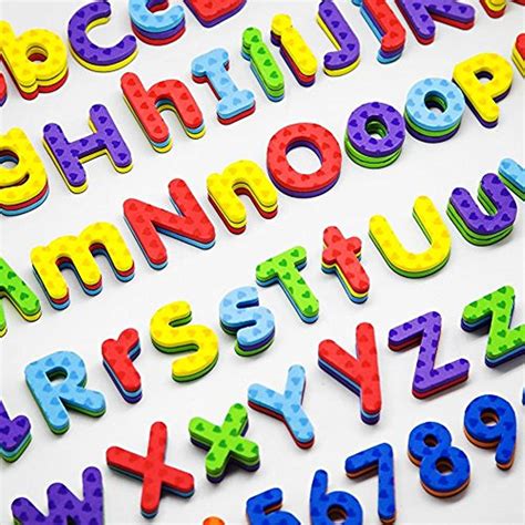 Magtimes Magnetic Letters And Words And Numbers Fun Alphabet Kit For