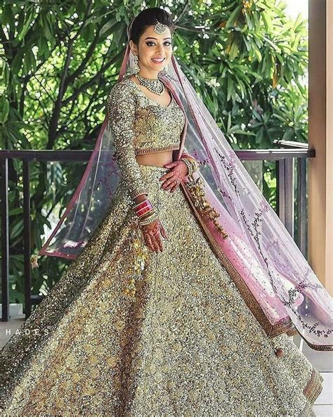 The Royal Lehnga Indian Bridal Outfits Indian Bridal Wear Golden