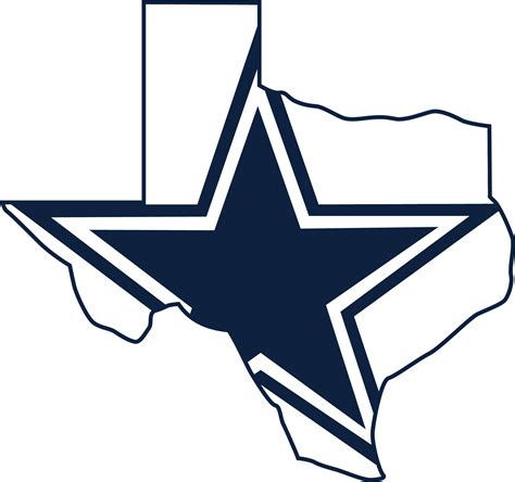 Dallas Cowboys Clipart Outline Dallas Cowboys Outline Transparent Free