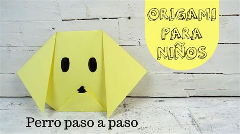 Perro Papiroflexia Paso A Las Instrucciones De Cómo Hacer Origami Un