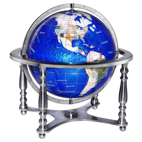 Compass Jewel World Desktop Globe Zapffe Silversmiths