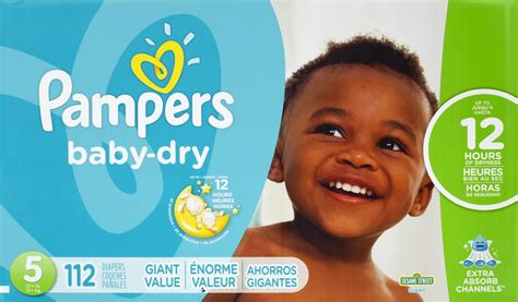Size 5 Baby Dry Diapers Sesame Street Pack Pampers 112 Ct Delivery