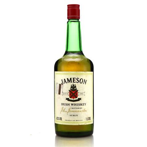 Jameson Irish Whiskey 1 Litre 1970s Whisky Auctioneer