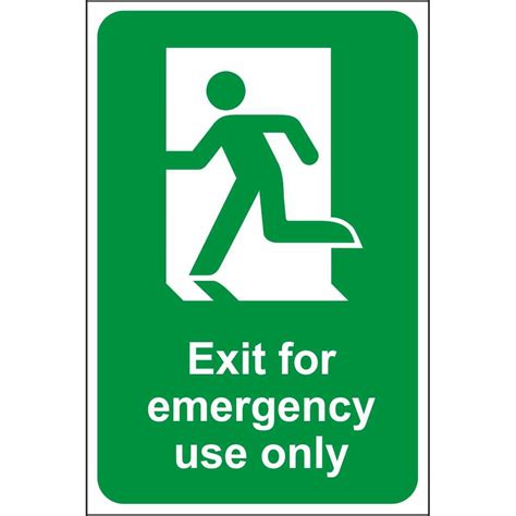 Exit For Emergency Use Only Signs Emergency Escape Site