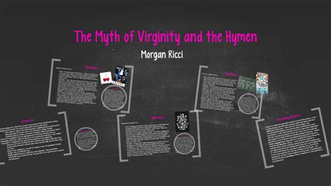 The Myth Of Virginity And The Hymen By Morgan Ricci