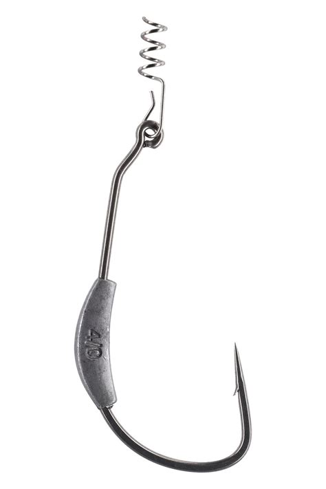 Mikado Offset Weedless Worm Hook With Screw Weighted Glasgow Angling