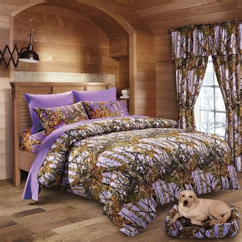 Camo bedding, camo bed sets & comforters: THE WOODS LAVENDER CAMO COMFORTER ONLY QUEEN SIZE ...