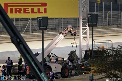 Romain Grosjean Crash Bahrain International Circuit 2020 · Racefans
