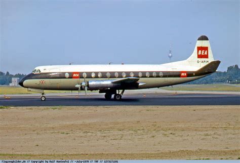 Photo British European Airways Bea Vickers Viscount 806 G Apim