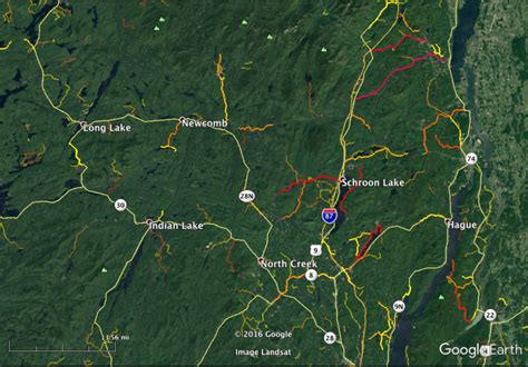Ny Schroon Lake Curvature
