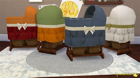My Sims 4 Blog Replacement Bassinet Retexture By Inabadromance