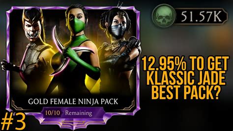 I Spent 4500 Souls On Gold Female Ninja Pack Mk Mobile Pack Opening